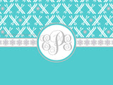Skiing Blanket (Monogram)