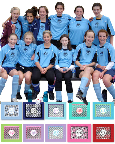 Soccer Monogram Blanket