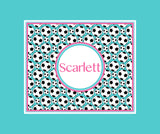 Soccer Monogram Blanket