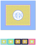 Softball Monogram Blankets