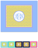 Softball Monogram Blankets