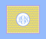 Softball Monogram Blankets