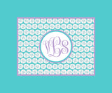 Sand Dollar Monogram Blankets