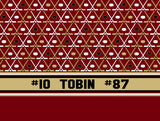 Ice Hockey Monogram Blankets