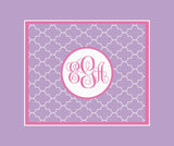 Moroccan Monogram Blankets