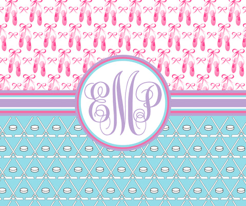 Multi-Sport:  Ice Hockey & Ballet Blanket