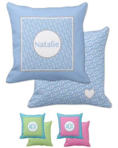 Horseback Riding Monogram Pillows