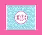 Field Hockey Monogram Blankets
