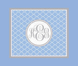 Moroccan Monogram Blankets