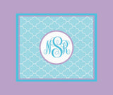 Moroccan Monogram Blankets