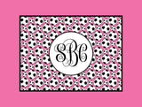 Soccer Monogram Blanket