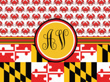 Maryland Monogram Blanket