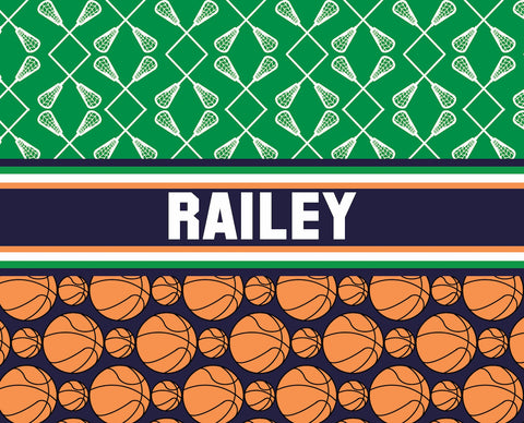 Multi-Sport:  Basketball & Lacrosse Blankets