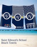 Saint Edward's School Beach Towel