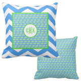Monogram Turtle Pillows